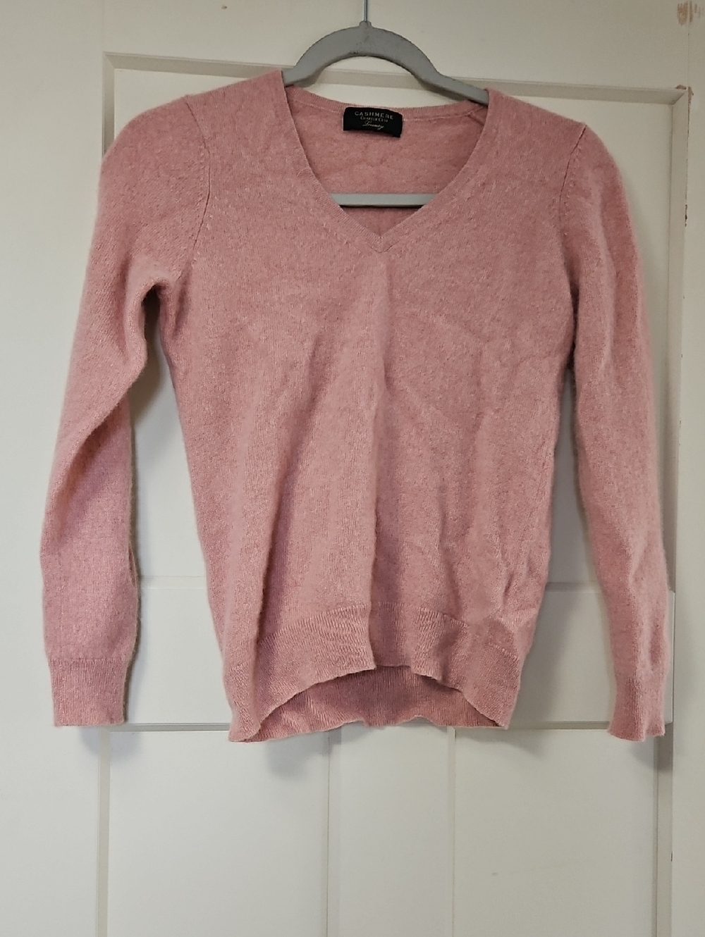 Charter Club Soft Pink V-Neck Sweater
